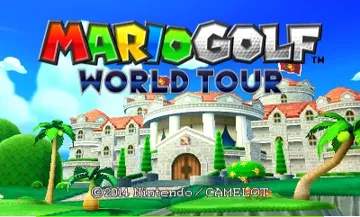 Mario Golf World Tour (Japan) screen shot title